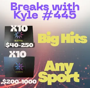 BREAKS W/ KYLE Break #413 10 Nova boxes, 10 Supernova boxes MULTISPORT RTS