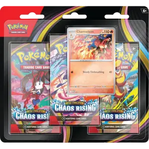 Pokemon Mega Evolution - Chaos Rising 3 Pack Blister [Charmeleon]