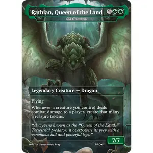 Rathian, Queen of the Land (Old Gnawbone) - MTG PROXY Video Games/Monster Hunter