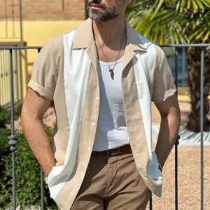 coofandy men's shirt bowling casual shirt, button up front shirt, casual short sleeved collar top, summer set, fashionable boutique men's summer daily wear, men's top, comfortable men's clothing, men's underwear