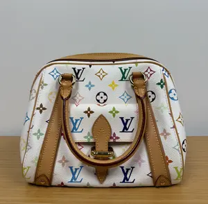 Pre-owned Louis Vuitton leather Tote Bags murakami top handle bag (rb1007b5)
