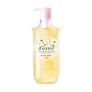 Kustie Jasmine Petal Body Wash 380g - Hydrating, Moisturizing, Softening Skin, Long-lasting Floral Fragrance