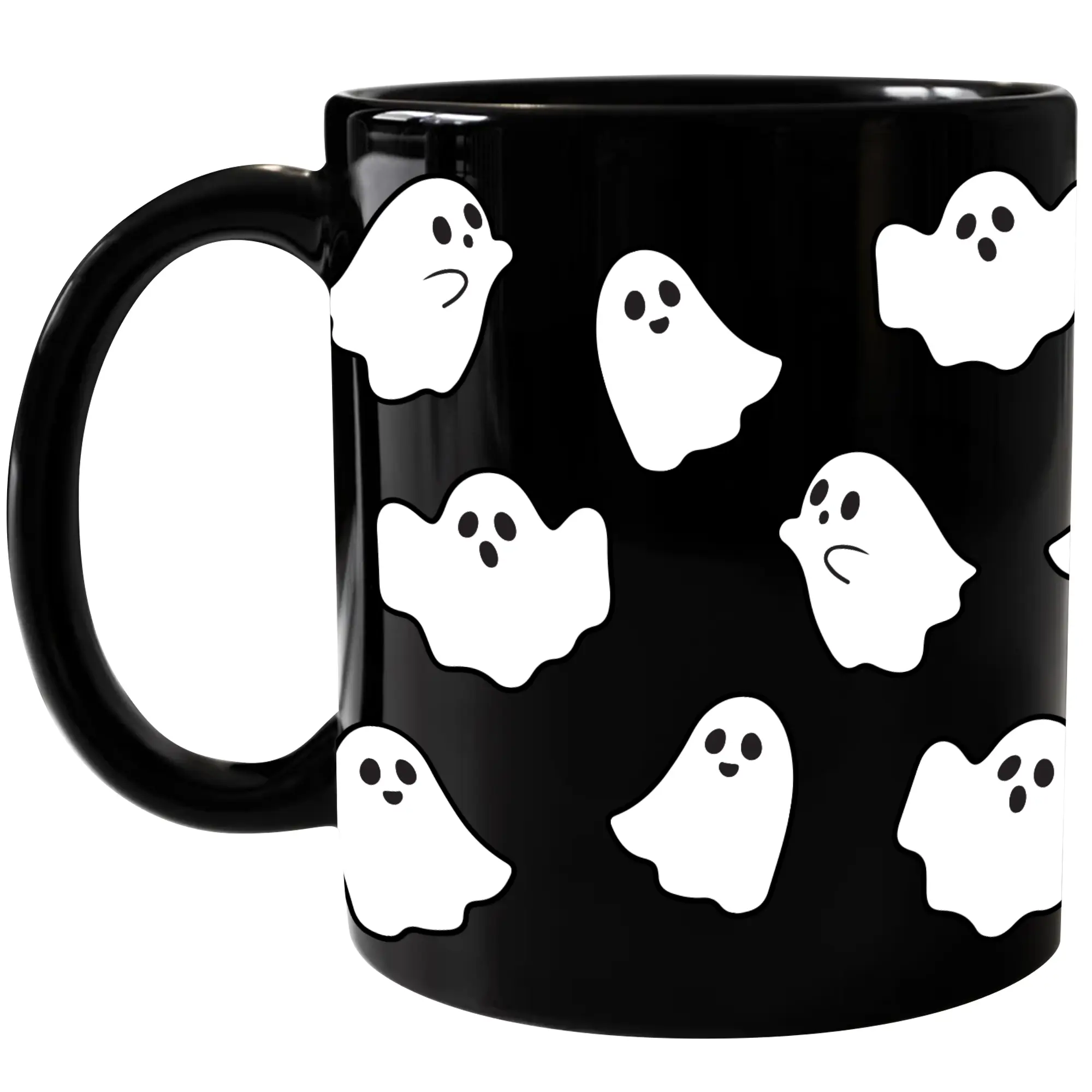 Cute Ghosts Mug, Adult Humor Mug, Cute Boo Mug, Spooky Season Coffee Cup, Cute Gift Cup For Girls, Spooky Vibes Cup, Halloween Vibes Mug, Gift For Her, Halloween Gift, Cute Ceramic Coffee Mug, 11Oz 15Oz Mug