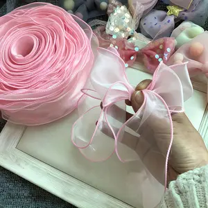 354.33 Inch Satin Ribbon Roll, Gift Wrapping, Birthday Cake Baking Border Decoration, Handmade DIY Bow Tie, Party Supplies