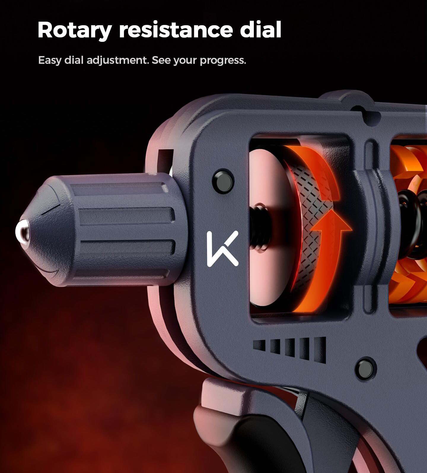 Keep H-Shaped Ergonomic Grip Strengthener, Adjustable 10-660LBS Resistance, for Muscle Relaxation, Forearm Training, Hand Therapy & Stress Relief