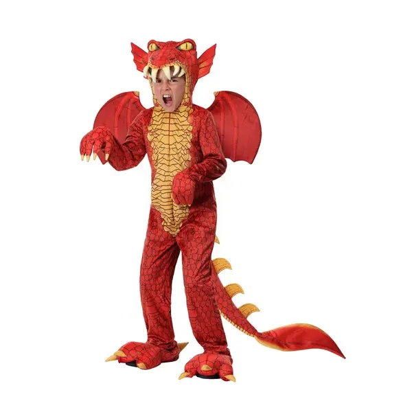 Kids Deluxe Red Dragon Costume