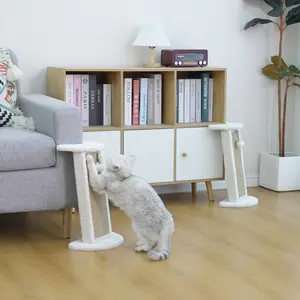 Catry Sofa Corner Protector 17-in Polyester with Cher Cat Scratching Pad,, 17 inch, with scratching posts