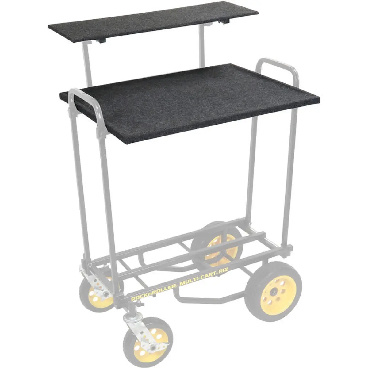 Rock N Roller Multi-Cart 2 Tier Multi Media Shelf for R8, R10, R11G, R12 Cart