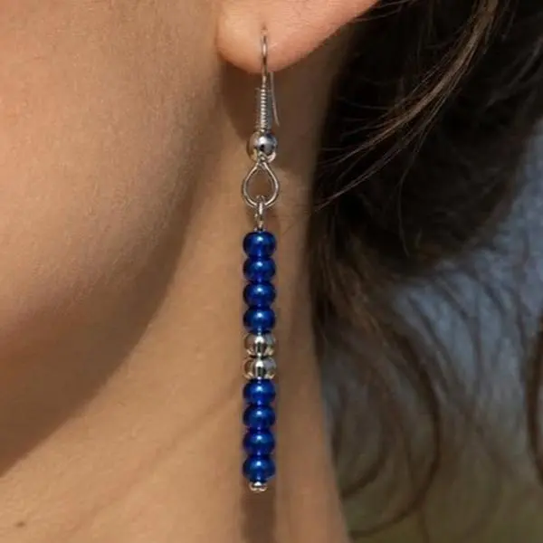 Beaded Costume Earrings, Fashion Accessories for Women