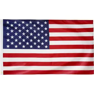 DANF American Flag 3x5 Feet USA Banner 100D Thicker Polyester US United State Flags with Brass Grommets 3X5 Ft