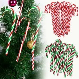 Christmas Tree Decorations, & Candy Cane Ornaments, Festive Holiday Home Decoration Accessories, Perfect Xmas Gift Ideas