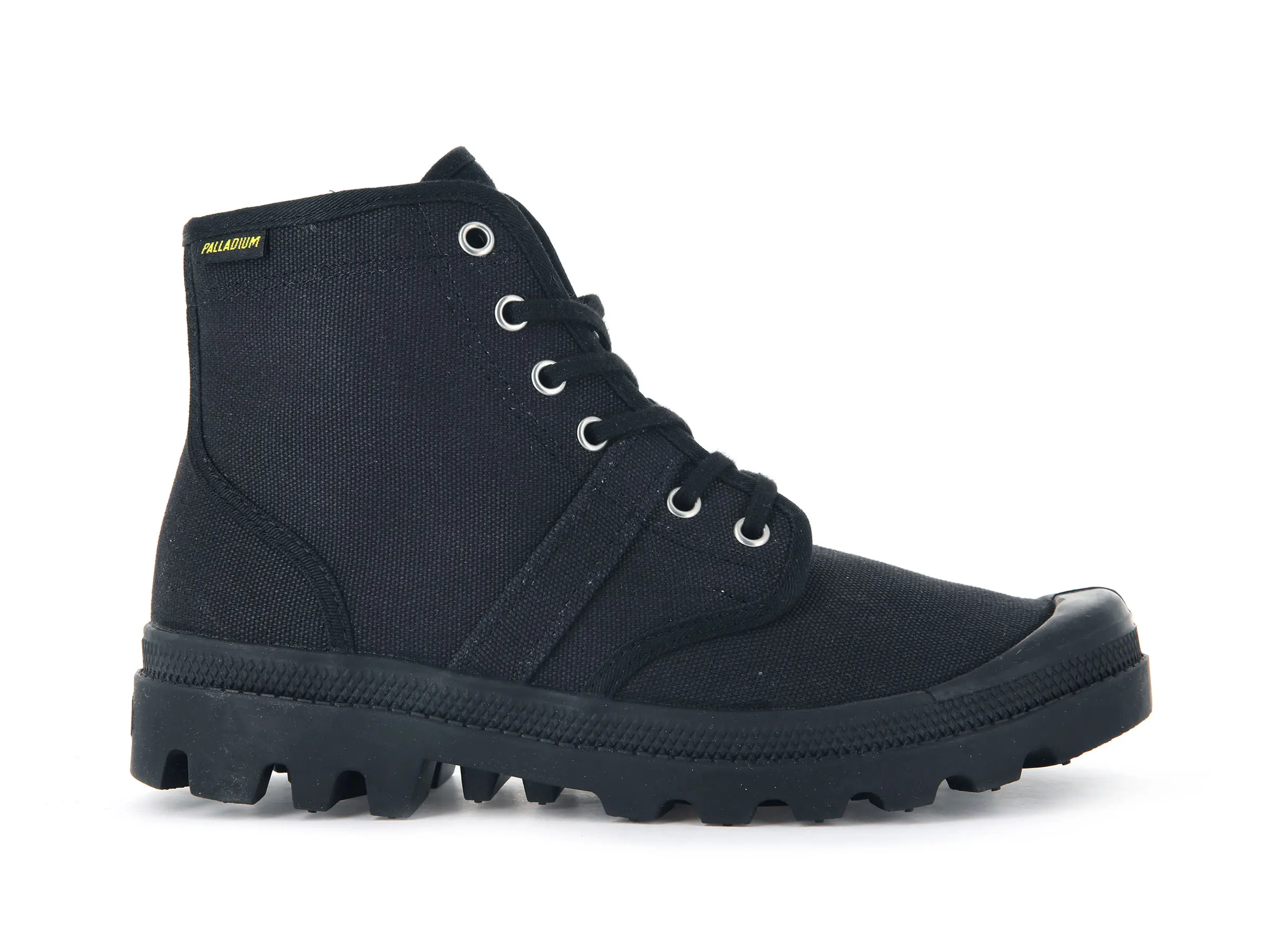 Pallabrousse - Black, Organic Cotton Canvas Boot for Men