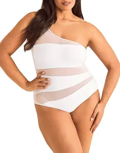Kimora White Plus Swimwear
