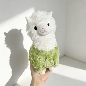 Three-Color Alpaca Plush Toy, Stuffed Animal, Kawaii Stuffed Animal, Cute Nursery Decoration, Unique Wildlife Children Gift, Soft Cuddly Gift, Bohemian Home Decor, Mother's Day Present
