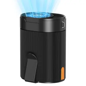 Portable Waist Fan, Rechargeable Waist Fan, 4 Levels Adjustable Hands-free Hanging Fan for Hiking, Cycling, Fishing, Outdoor Fan