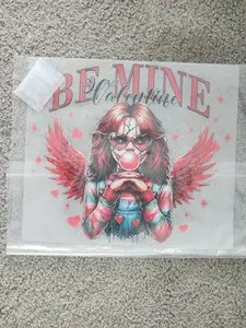 Female Horror Be Mine Valentine Chuckie DTF Transfer 10 in - Perfect for Fans of the Series