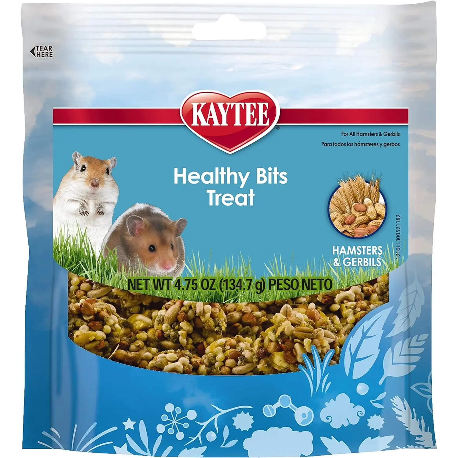 Kaytee Healthy Bits Treat - Hamster & Gerbil 4.75 oz