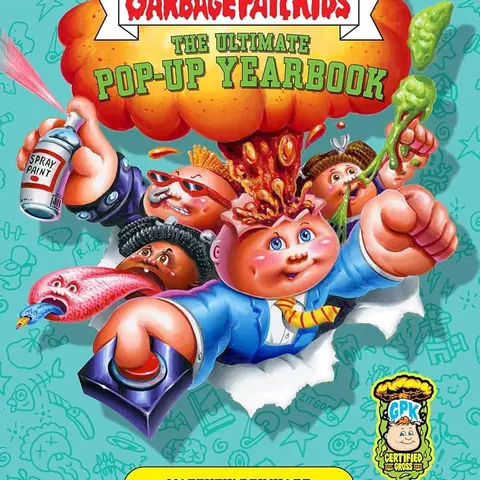 Garbage Pail Kids: The Ultimate Pop-Up Yearbook (Matthew Reinhart Pop-Up Studio) - GPK Collectors Item, Joe Simko Art, Interactive, Adam Bomb, Luke Puke, Patty Putty, Adult-Kid Humor, Removable Artwork, Exclusive Illustrations, Children's Literature Book