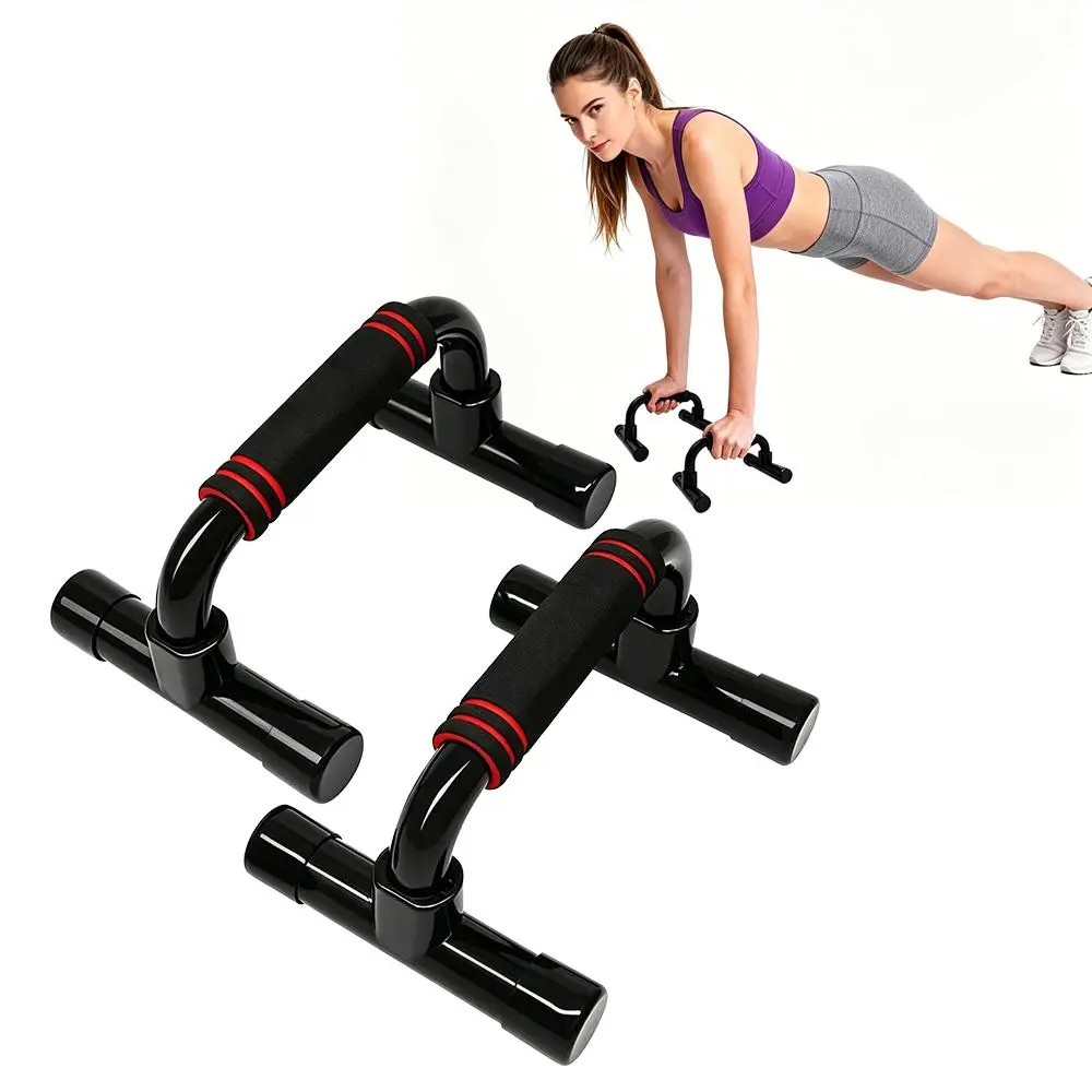Beginner Shock-Resistant Push-Up Grips with Foam Handles, Strength Training Supports for Daily Workouts