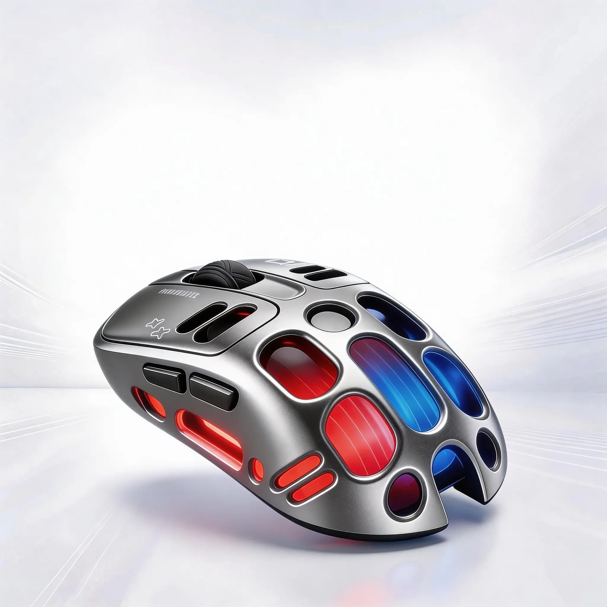 T-WOLF X3 RGB Wireless Gaming Mouse, Tri-Mode BT5.0/2.4G/Wired, Lightweight Honeycomb Design, Rechargeable RGB Lighting, 5-Button Control for Gaming Setup, PC & Laptop