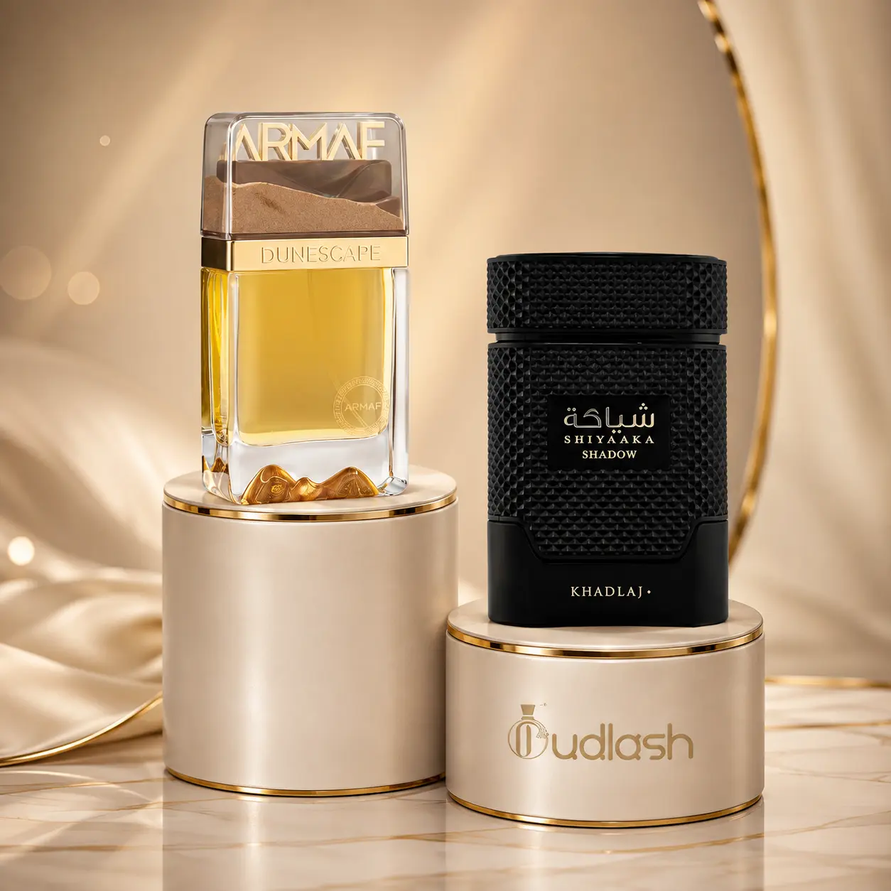 Oudlash Bundle | Armaf Dunescape + Kadlaj Shiyaaka Shadow | Unisex Fragrance | 100ML - 3.4 OZ |  Pink Pepper-Grapefruit, Lavender