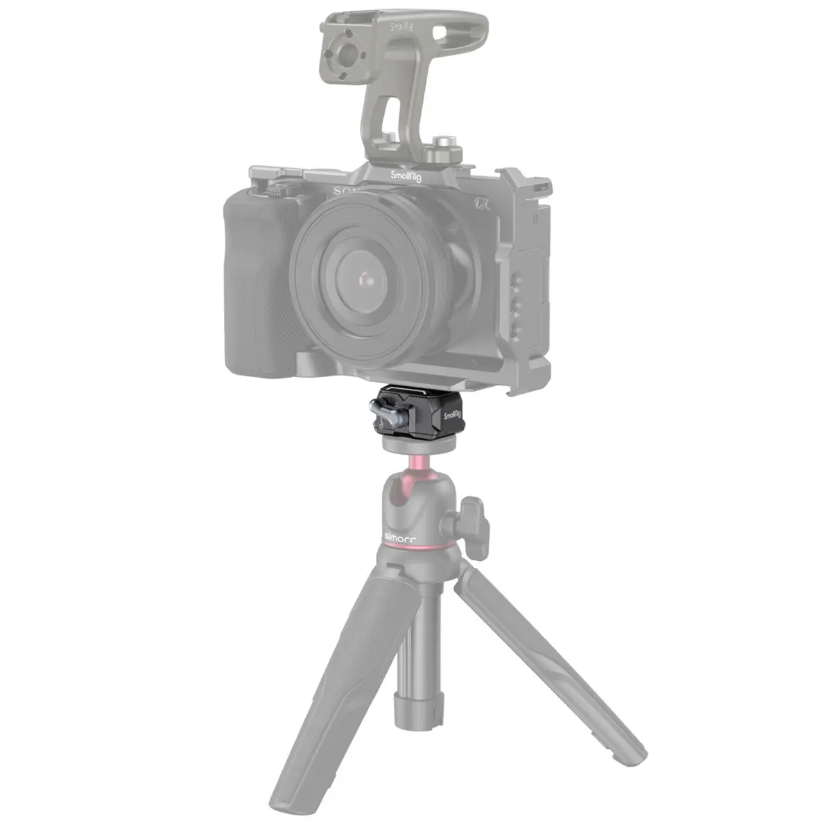SmallRig Drop-In HawkLock Universal Mini Quick Release Clamp and Plate, Durable Camera Equipment for Table Top Camera Accessories