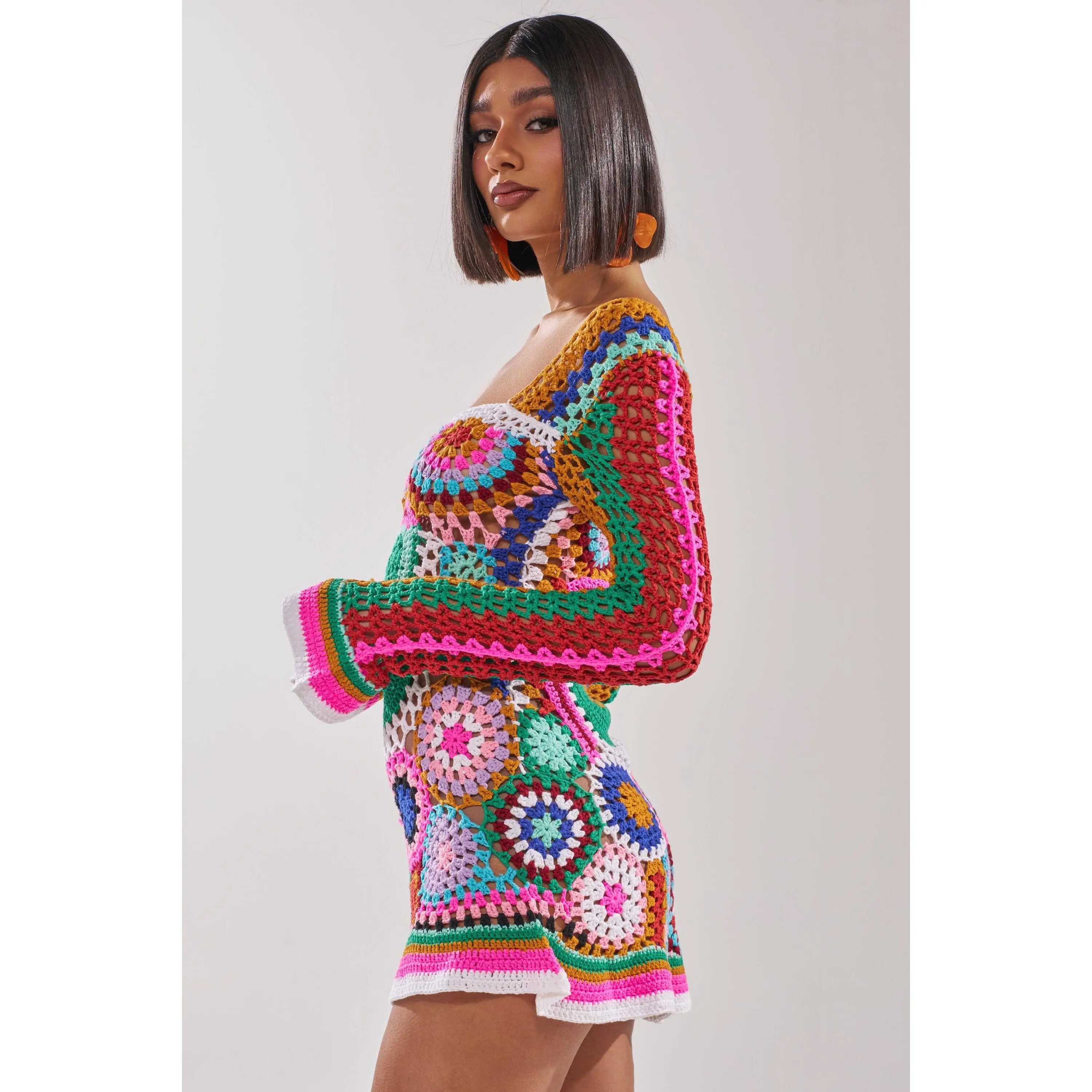 aqua ruffle mini dress Rozario Chiffon Halter Mini Dress Aqua | Silver | Aqua | Silver | Womens