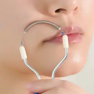 3-piece facial hair removal set, Painless hair remover, facial hair remover, facial razor, spring-loaded hair removal tool, women's lip hair remover, facial hair removal device, lip hair removal device, leg hair removal device