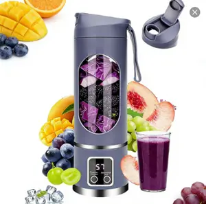 Electric Citrus Juicer with Digital Screen - 4 in 1 Juicer Machine for Morning Juice, Smoothie, Detox Family Size Best Gift