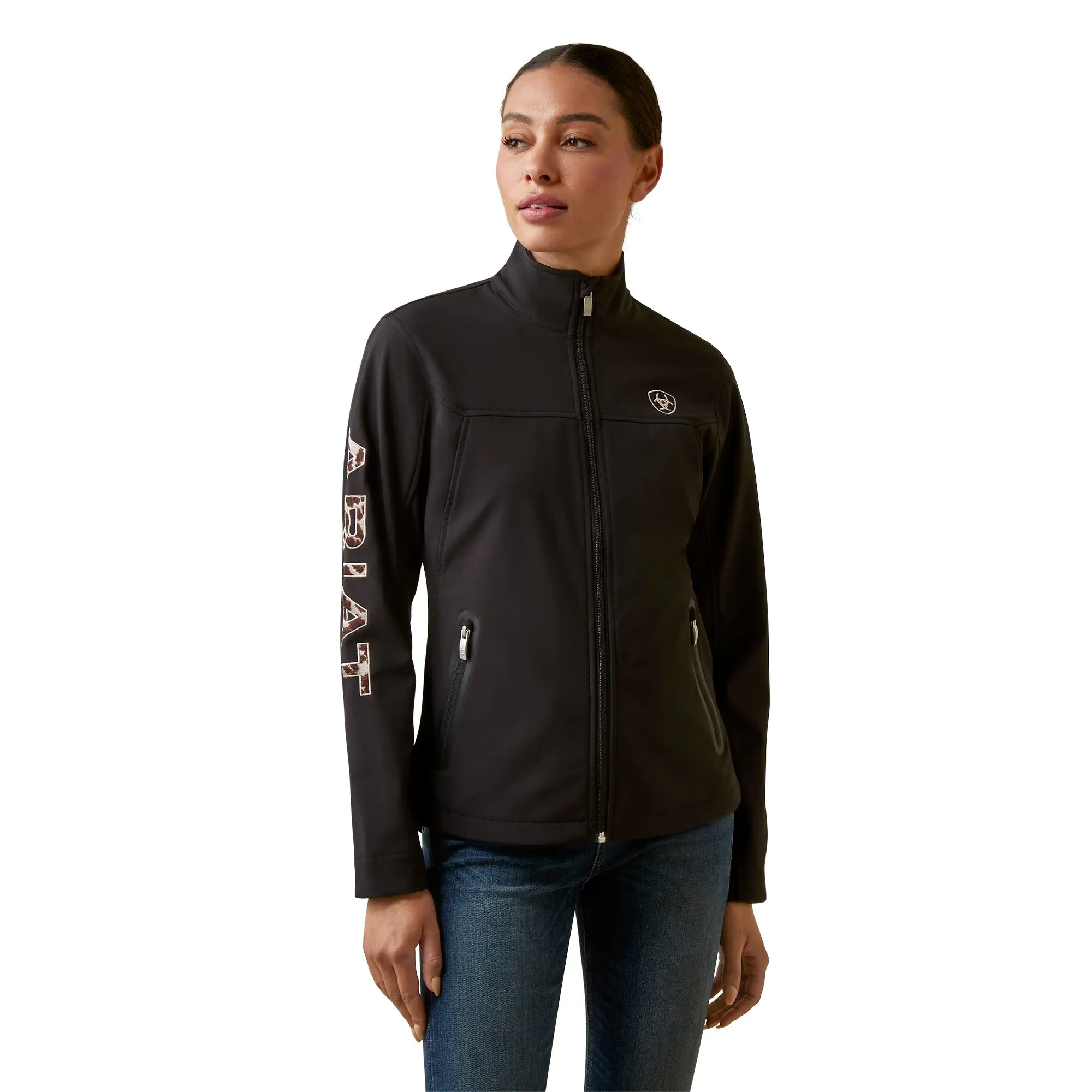 Ariat New Team Softshell Jacket Black/ Pony Ariat New Team Softshell Jacket Black/ Pony