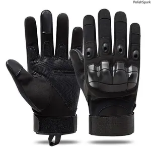Tactical Full-Finger Gloves for Men – Hard Knuckle Impact Protection, Touchscreen Compatible, Breathable Non-Slip Gloves for Outdoor Sports, Cycling, Hiking, 3 Colors Available