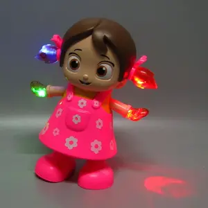 Babywendy 1pc Electric Dancing Girl Toy, Musical Rhythm Doll, Singing and Dancing Doll, Birthday Gift for Girls, Children's Day Gift, Musical Toy, Battery Operated (Batteries Not Included)
