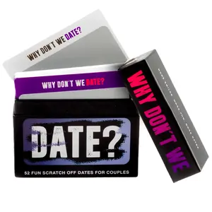 Why Don't We Date? - 52 Fun Scratch-off Date Ideas for Couples! Cute and Romantic!