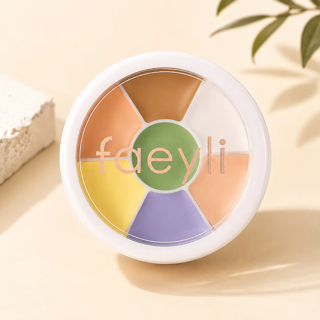 01# 7-Color Color Correcting Concealer Palette - Hydrating Makeup Concealer & Foundation, Lightweight Flawless Coverage for Blemishes, Dark Circles