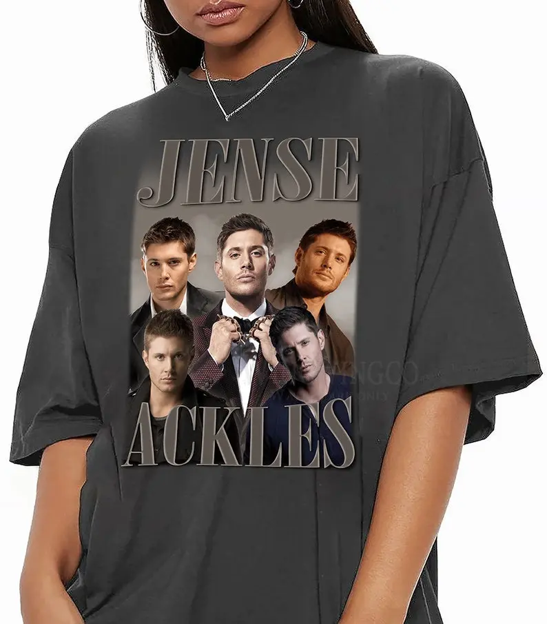 Jensen Ackles Vintage Bootleg Tee, Jensen Ackles Vintage Graphic Shirt