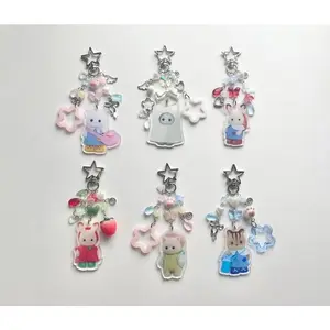 Calico Critters keychains ⋆.࿔* Y2K