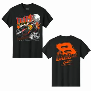 Dale Earnhardt Jr NASCAR Racing Graphic T-Shirt – Bass Pro Shops #8 Motorsport Design Double-Sided Tee for Racing Fans Game Day Outfit