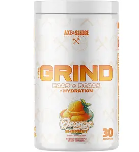 Axe & Sledge The Grind Essential Amino Acids |EAA & BCAA Powder |Muscle Recovery & Electrolytes for Hydration | Stimulant-Free, Vegan | 30 Servings