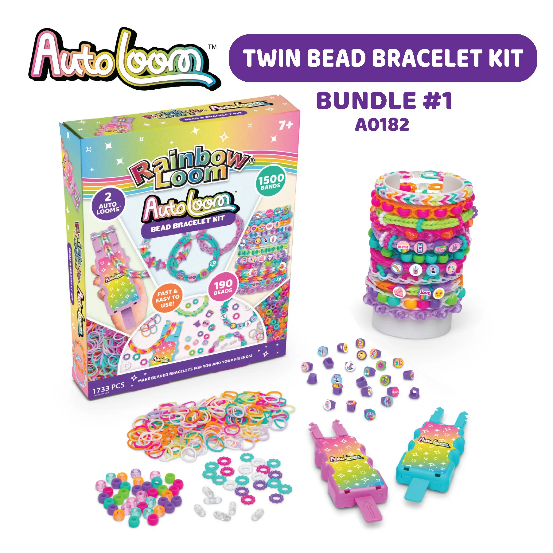 Twin Auto Loom, Bead Bracelet Maker