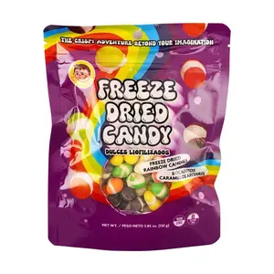 JOSH BOSH Freeze Dried Rainbow Candy 110g - Crunchy Chewy Sweet Snack for Kids & Adults