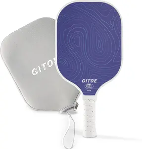 GITOE Pickleball Paddle USAPA Approved Pickle Ball Paddle Carbon Fiber Pickleball Set with Paddle Cover, Lightweight Graphite Pickleball Paddles