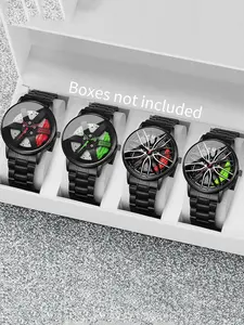 4-piece men's exquisite versatile watch set, fashionable quartz watch, simple temperament watch set, High End Watch