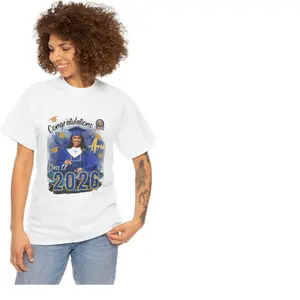 Personalized Aria Senior 2026 Photo Shirt, Custom Graduate Collage Tee with Name Pictures, High School Graduation Gift, Proud Family Grad Top