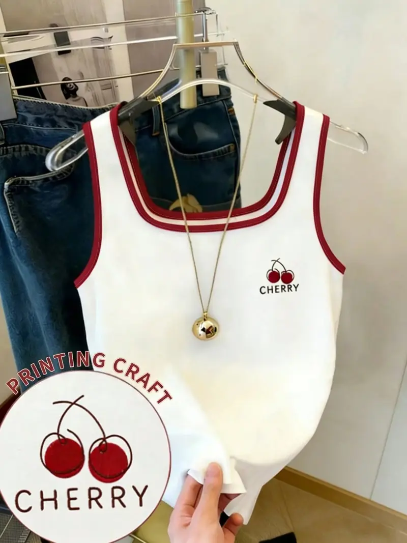 【cherry】THE TOE♡korinthos sleeveless Cherry Coke ™ Graphic Tank Top | Windsor