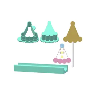 Party Hat Cake Pop Mold |Deluxe Cutter, Popper, and Tray Option