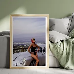 Vintage Porsche Poster