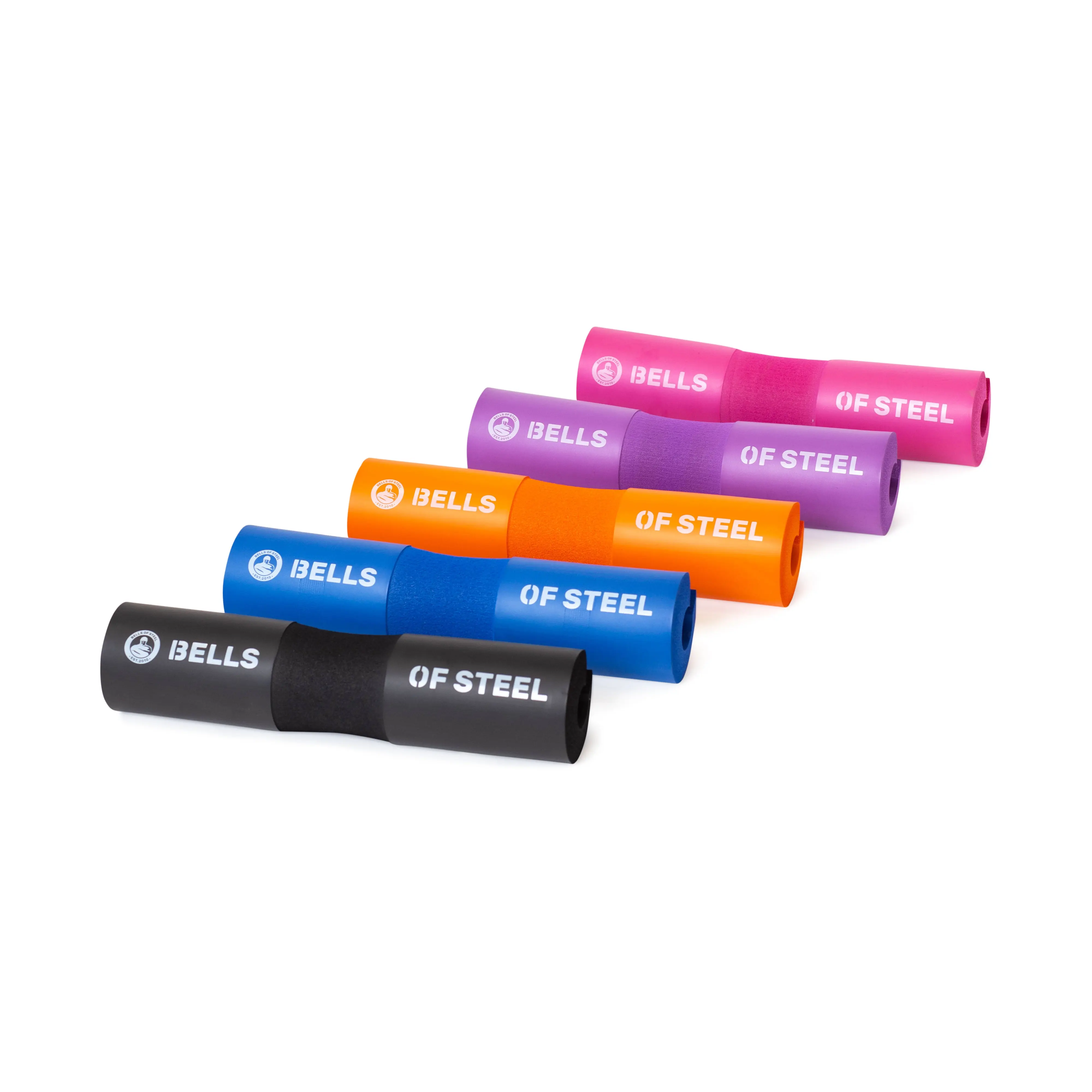 Bells of Steel Barbell Squat Pad - 1.25" Thick High-Density Ergonomic Cushion, Strap Secured, Includes Straps, Squat Pad Coverage, Unisex Workout Equipment, Fits Standard/Olympic Barbells for Weightlifting, Home Use