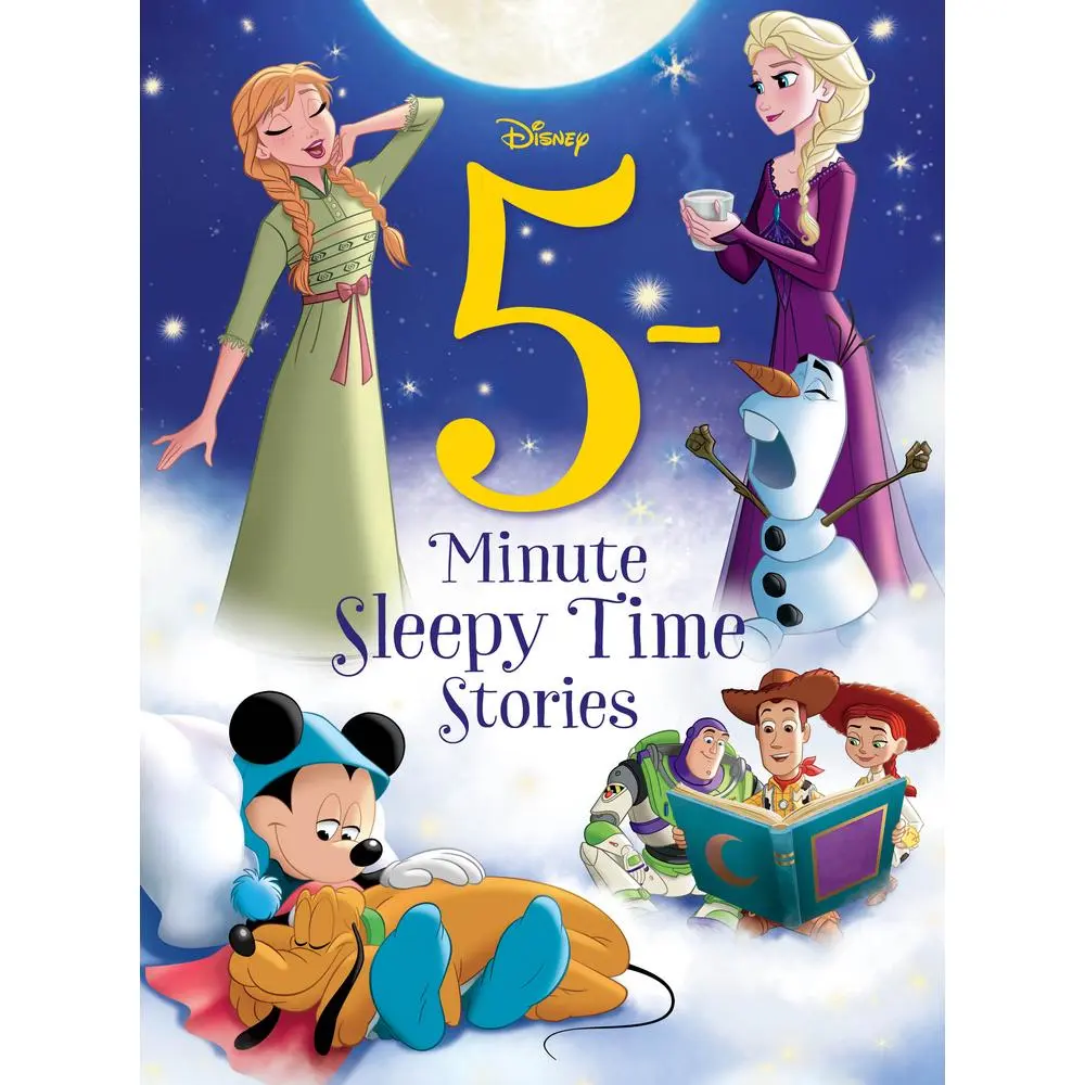 USED Book - 5-Minute Sleepy Time Stories by Disney Books (Hardcover) - english
