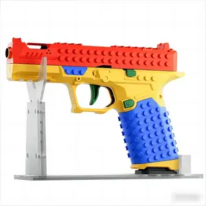 NOMI Building Block Toy Gun, DIY Creative Handgun Model, Stem Display Piece, Suitable for Ages 6+, Birthday Gifts