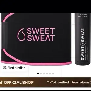 Sweet Sweat Gel (6.4oz) + Small Sweat Waist Trainer Waist Trimmer Bundle, Ideal for Workout